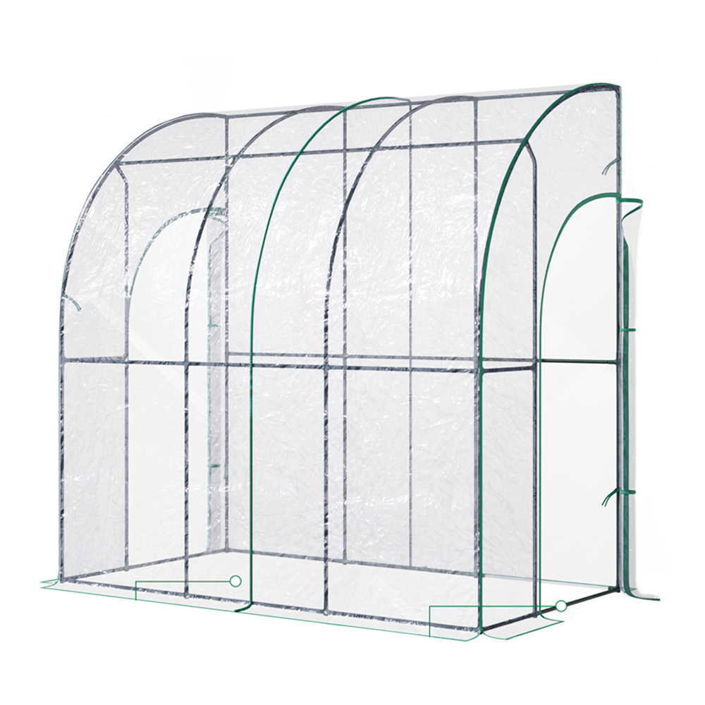 Outsunny Clear PVC 7 x 3.9ft Greenhouse Image 3