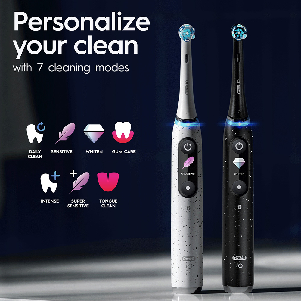 Oral-B iO Series 10 Cosmic Black Electric Toothbrush with Smart Charger Image 6