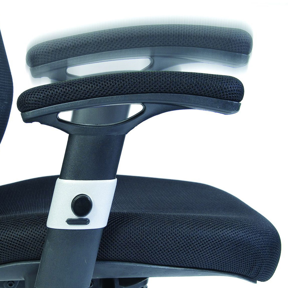 Teknik Cobham Black Mesh Swivel Office Chair Image 3