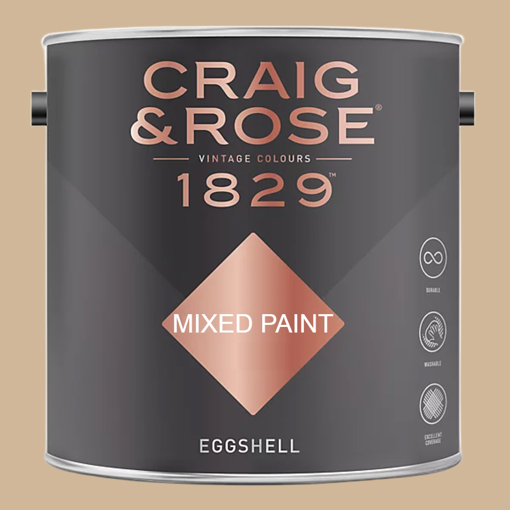 Craig & Rose 1829 Vintage Walls Wood and Metal Regency Cream Eggshell Paint 2.5L Image 2
