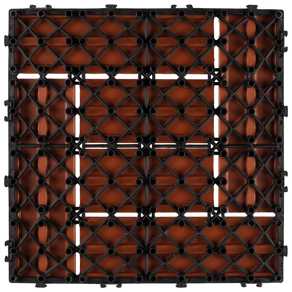 St Helens Brick Deck Tiles 6 Pack 29.5 x 29.5cm Image 3