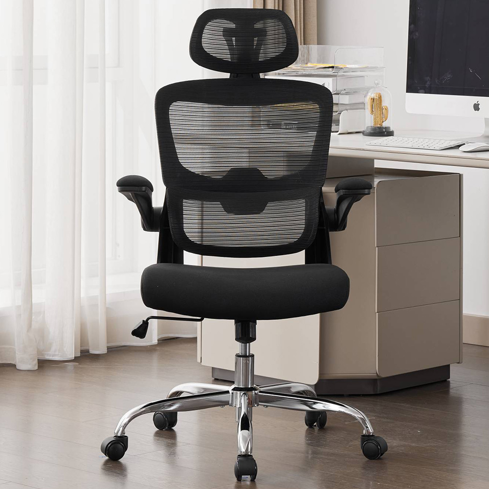 Shankar Supreme Black Mesh Office Chair Image 1