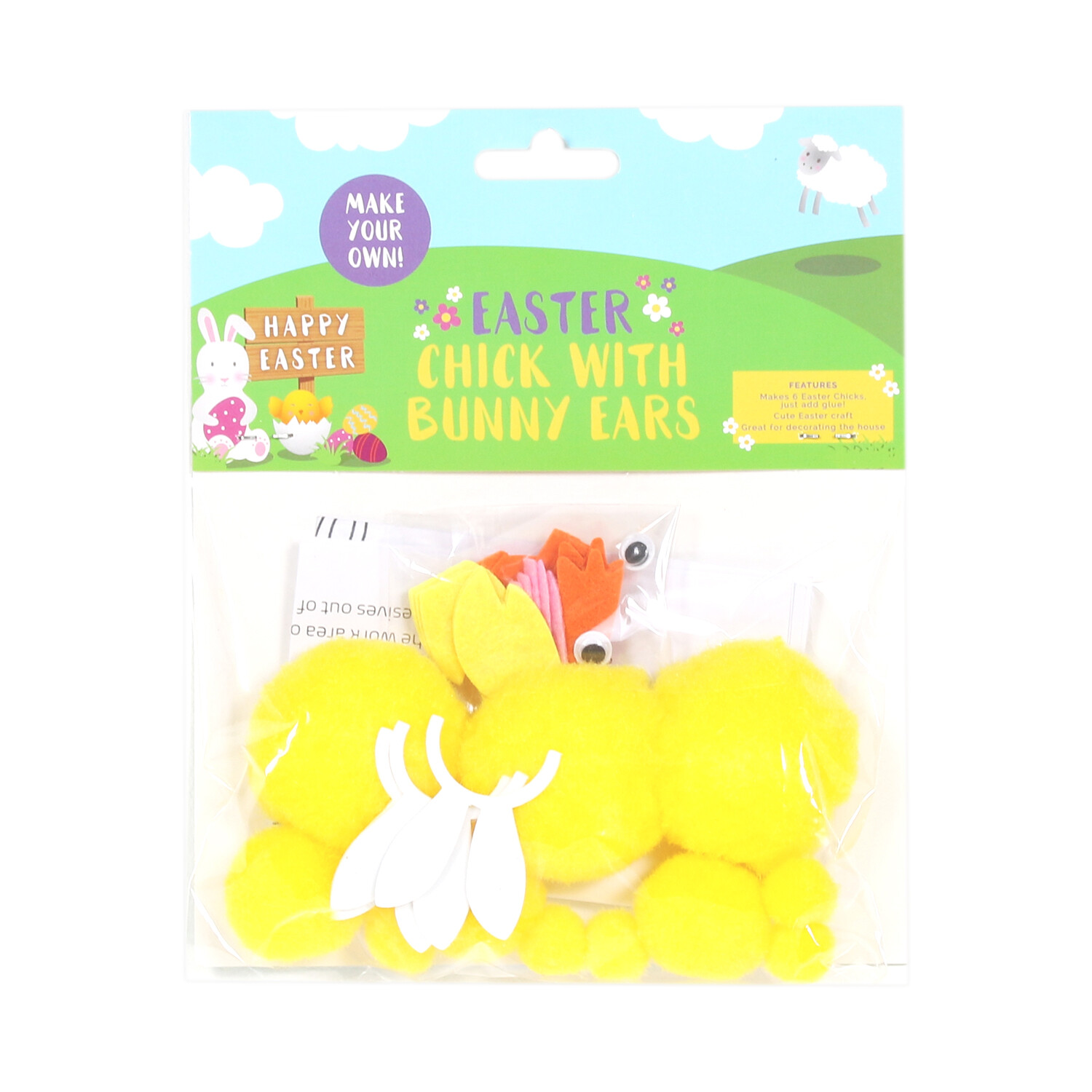 Make Your Own Chick with Bunny Ears Kit Image