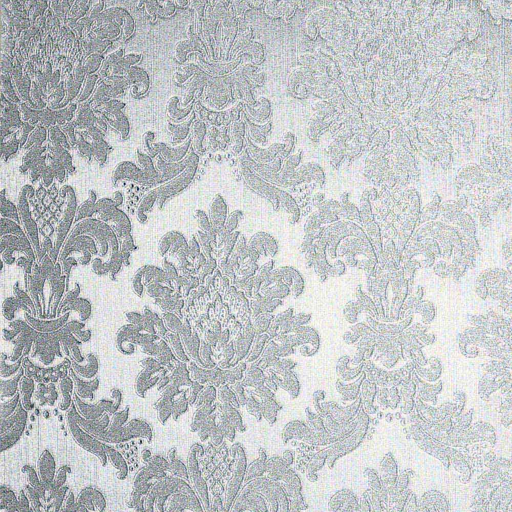 Arthouse Opulence Silver Wallpaper Image 1