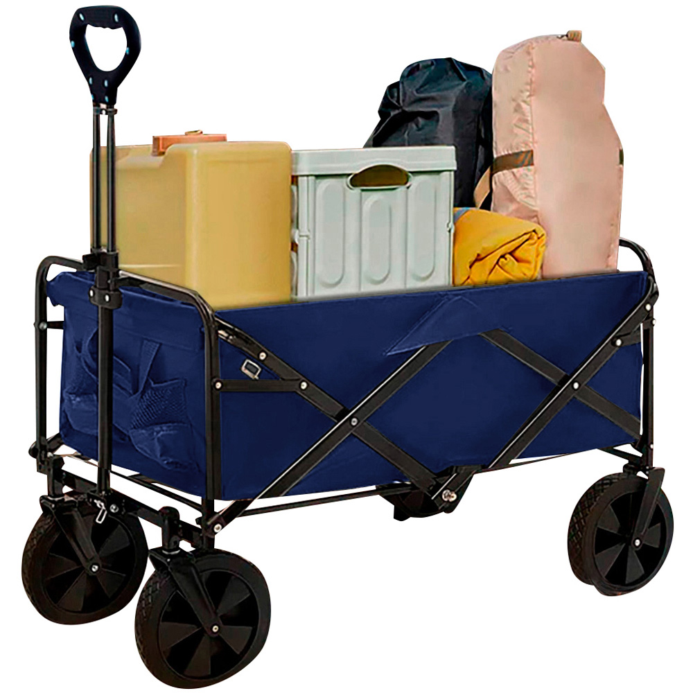 Neo Navy Foldable Garden Festival Cart 150kg Image 1