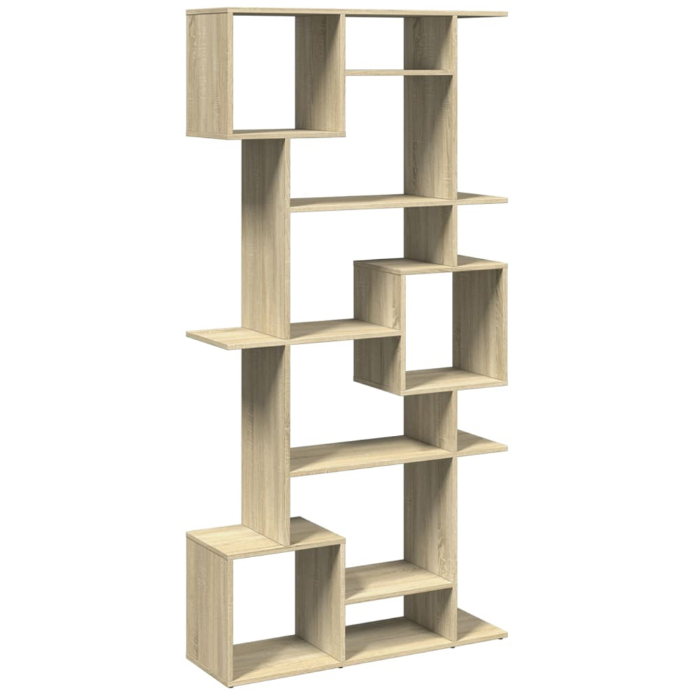 vidaXL 9 Shelf Sonoma Oak Bookcase Image 3