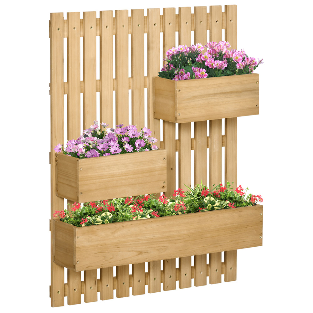 Outsunny Wall-Mounted Garden Trellis Image 3