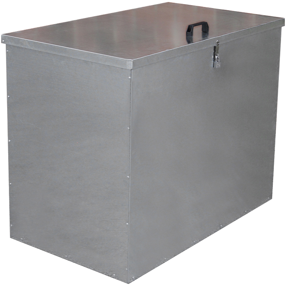 Monster Shop Galvanised Feed Store with 1 Compartment Image 1