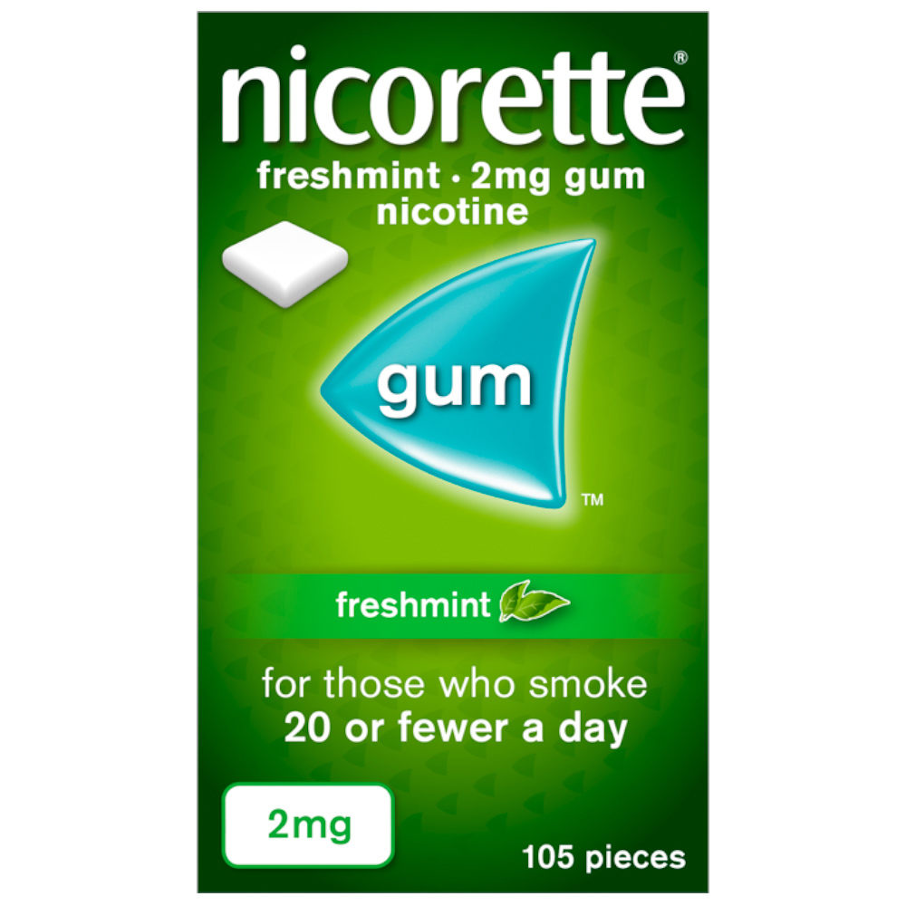 Nicorette Freshmint Gum 2mg 105 Pieces Image 1