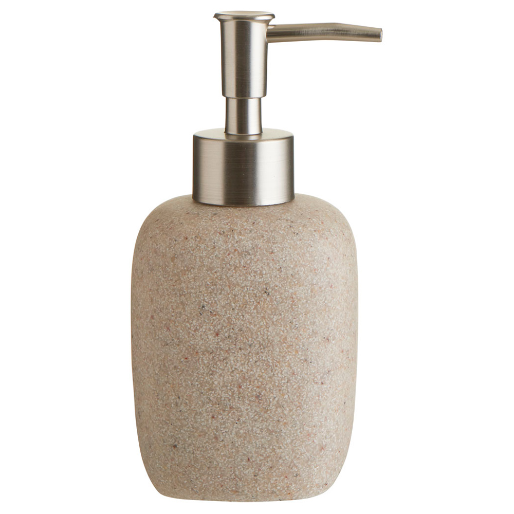 Wilko Sandstone Soap Dispenser Image 1