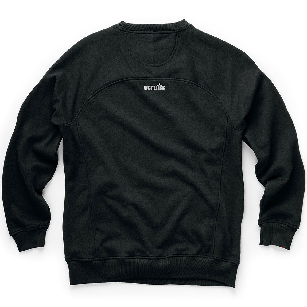 Scruffs Eco Worker Sweatshirt S Black Image 2