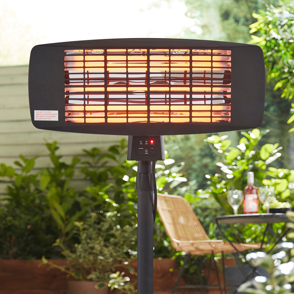 Swan Stand Patio Heater with Remote 2000W Image 3