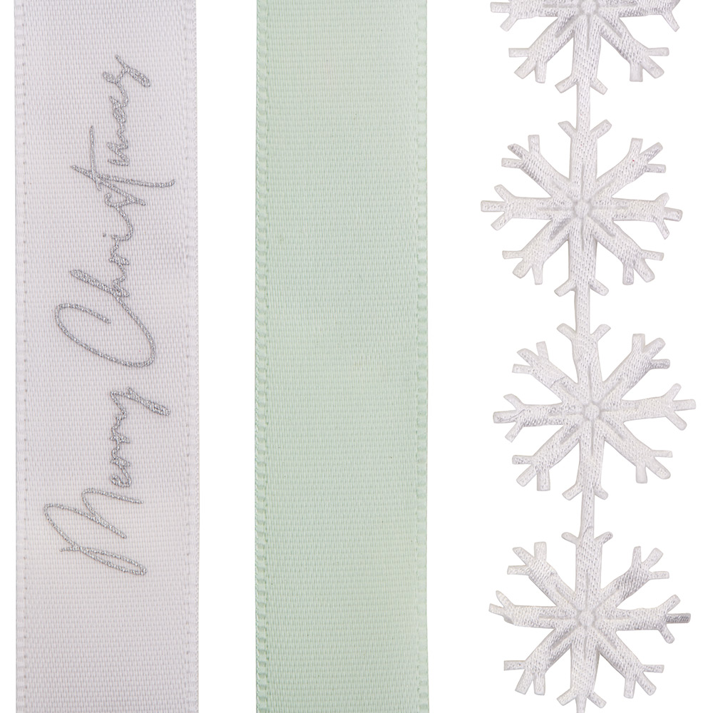 Wilko First Frost Ribbon 3 Pack Image 4
