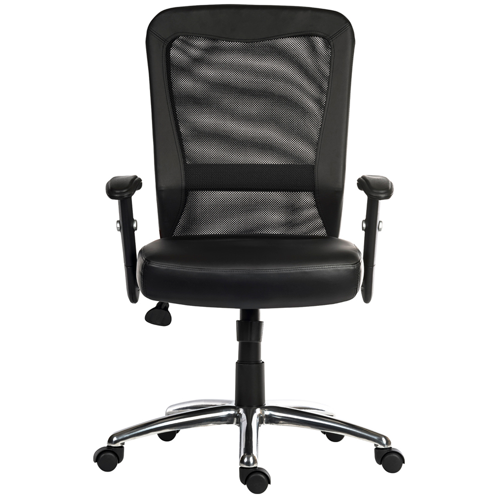Teknik Breeze Black Mesh Swivel Office Chair Image 2