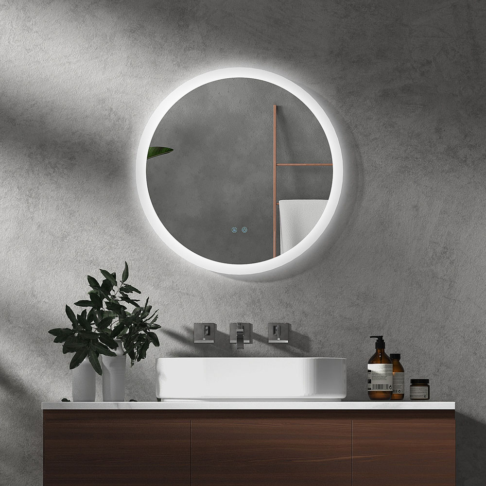 Portland Round LED Bathroom Mirror 60 x 60cm Image 2