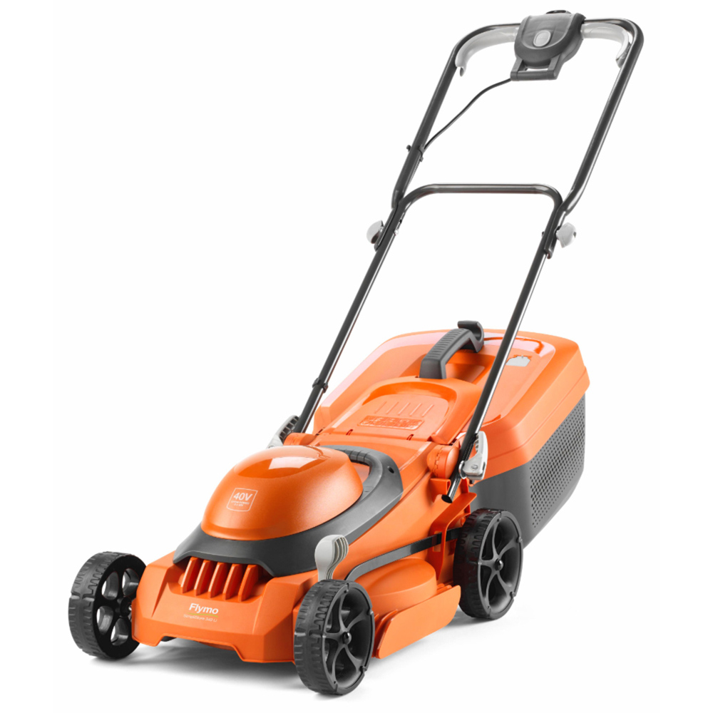 Flymo 9705396-01 40V SimpliStore 340Li 30cm Cordless Rotary Lawn Mower Image 2