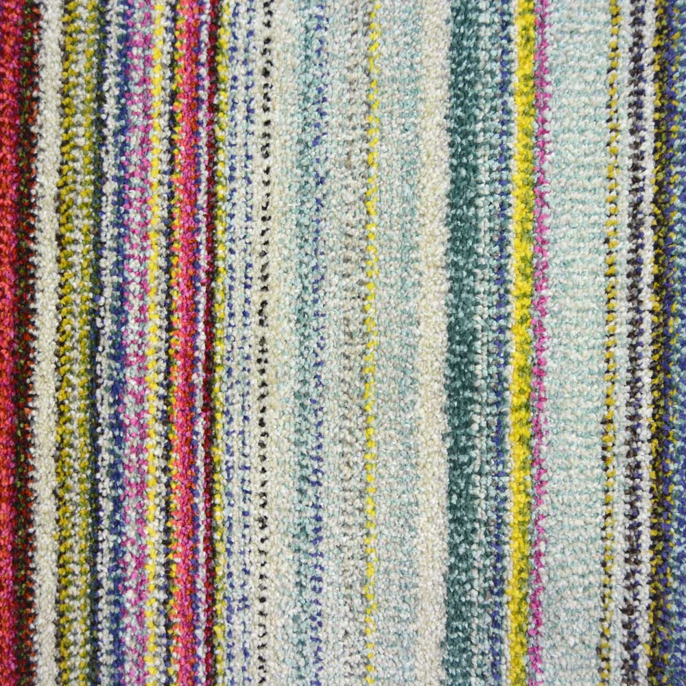 Homemaker Villa Multicoloured Stripe Rug 80 x 150cm Image 3