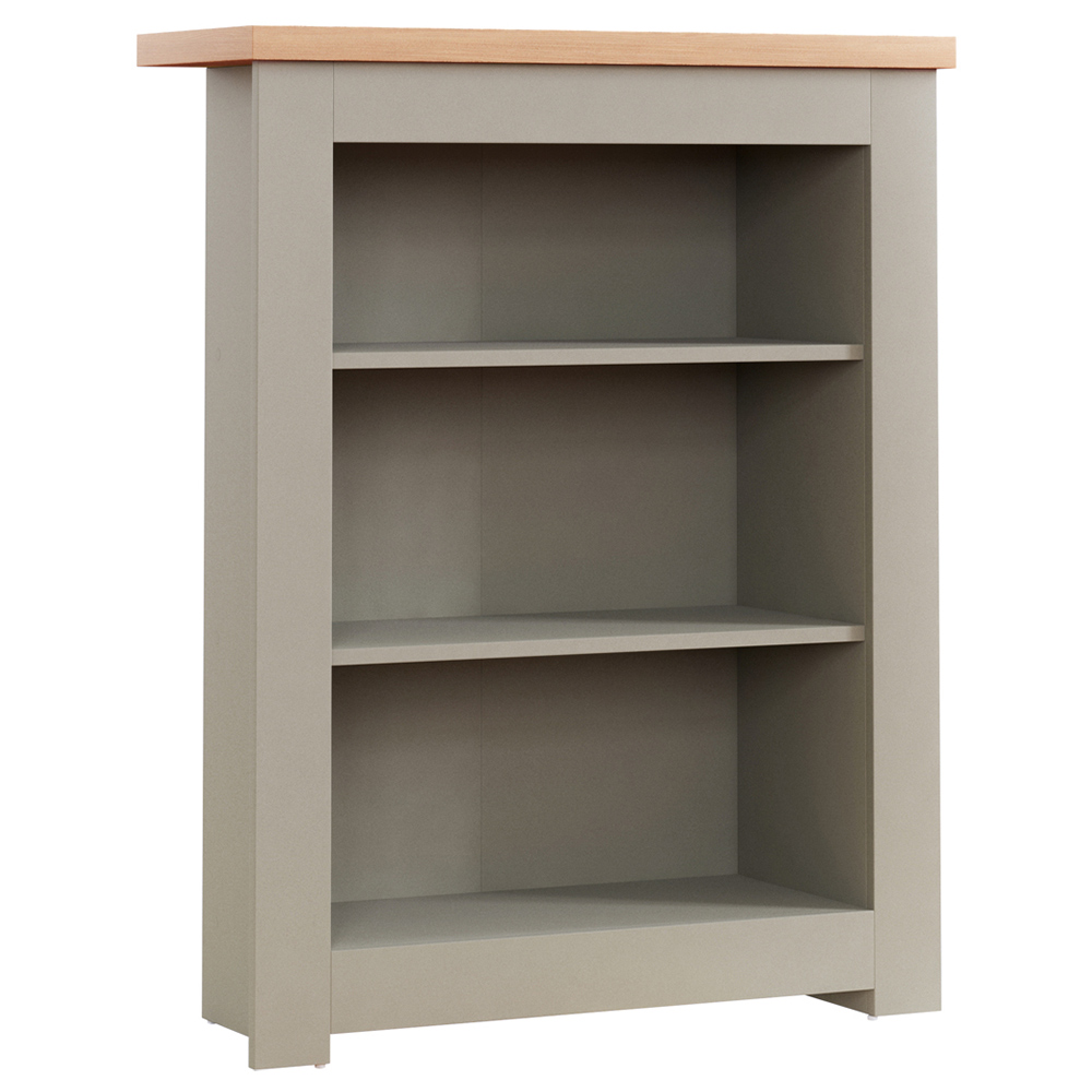 Vida Designs Arlington 3 Shelf Grey Bookcase Image 2