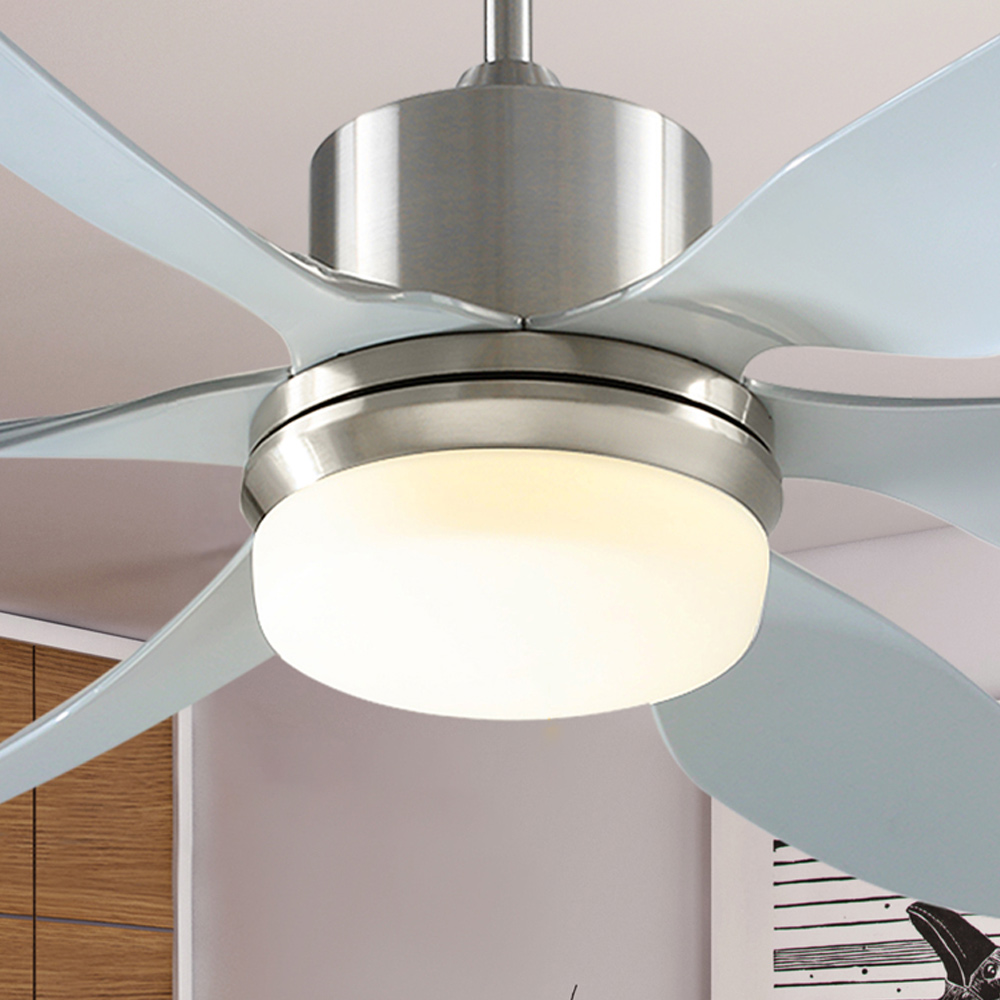 HOMCOM Grey Reversible Ceiling Fan with Light Image 4