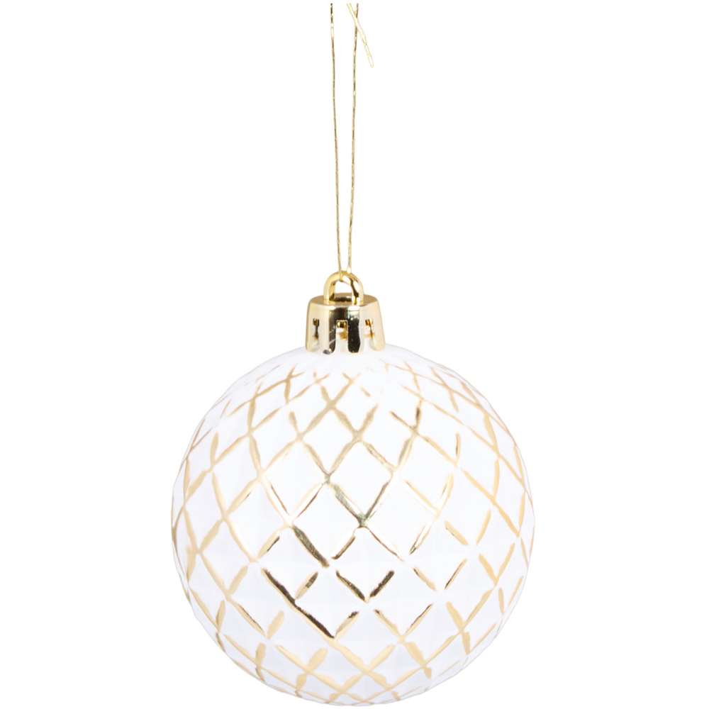 Pack of 20 Antique Gold Baubles Image 4