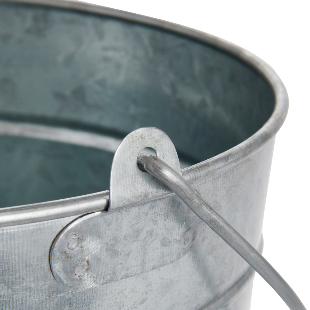 Wilko Galvanised Metal Bucket Image 4