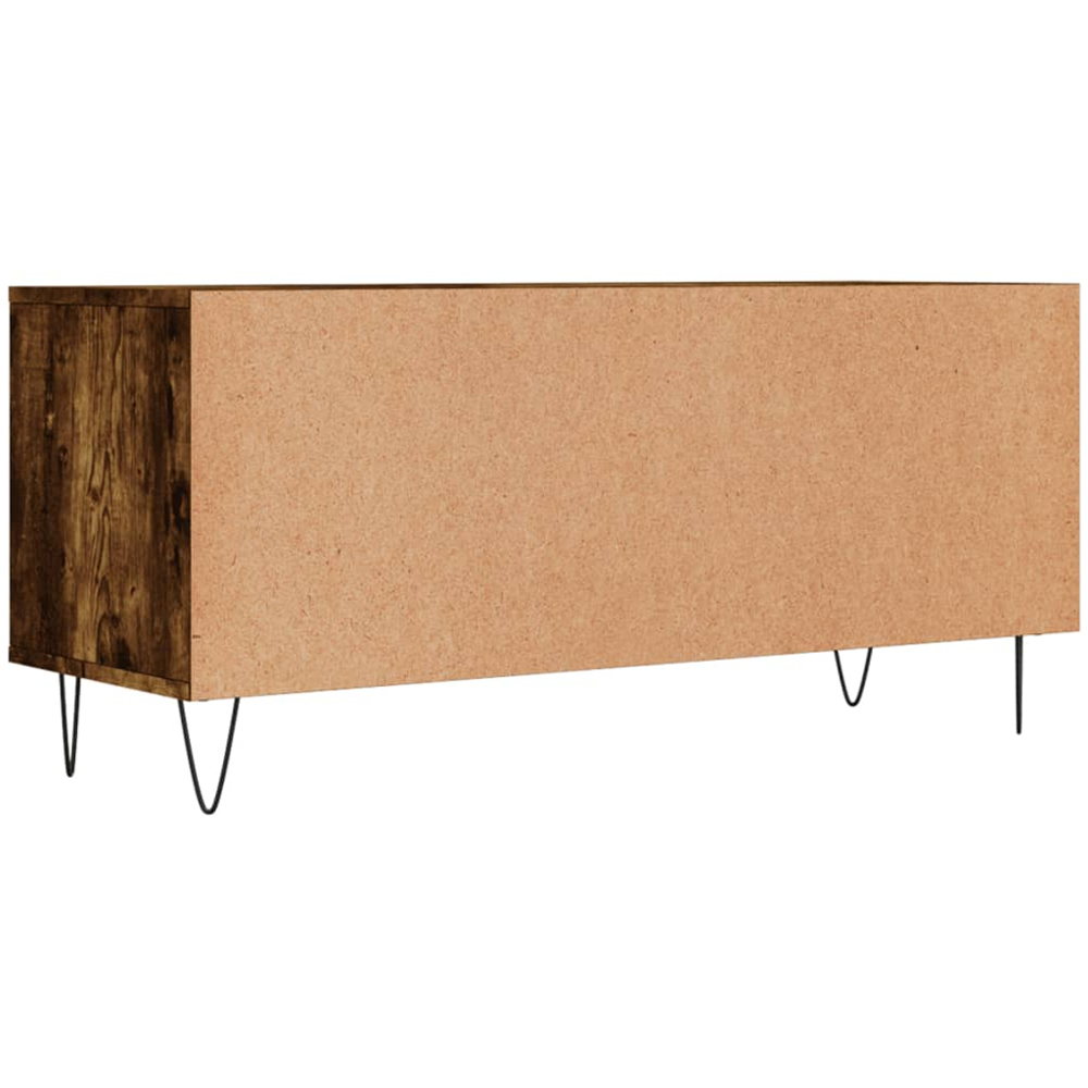 vidaXL 2 Drawer 2 Shelf Smoked Oak TV Cabinet Image 8