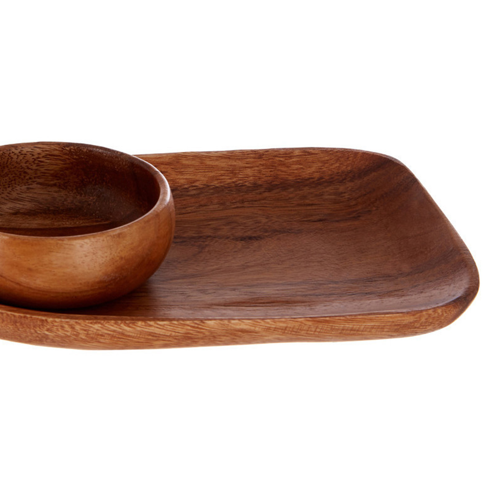 Premier Housewares Kora Paddle and Dish Serving Set Image 3