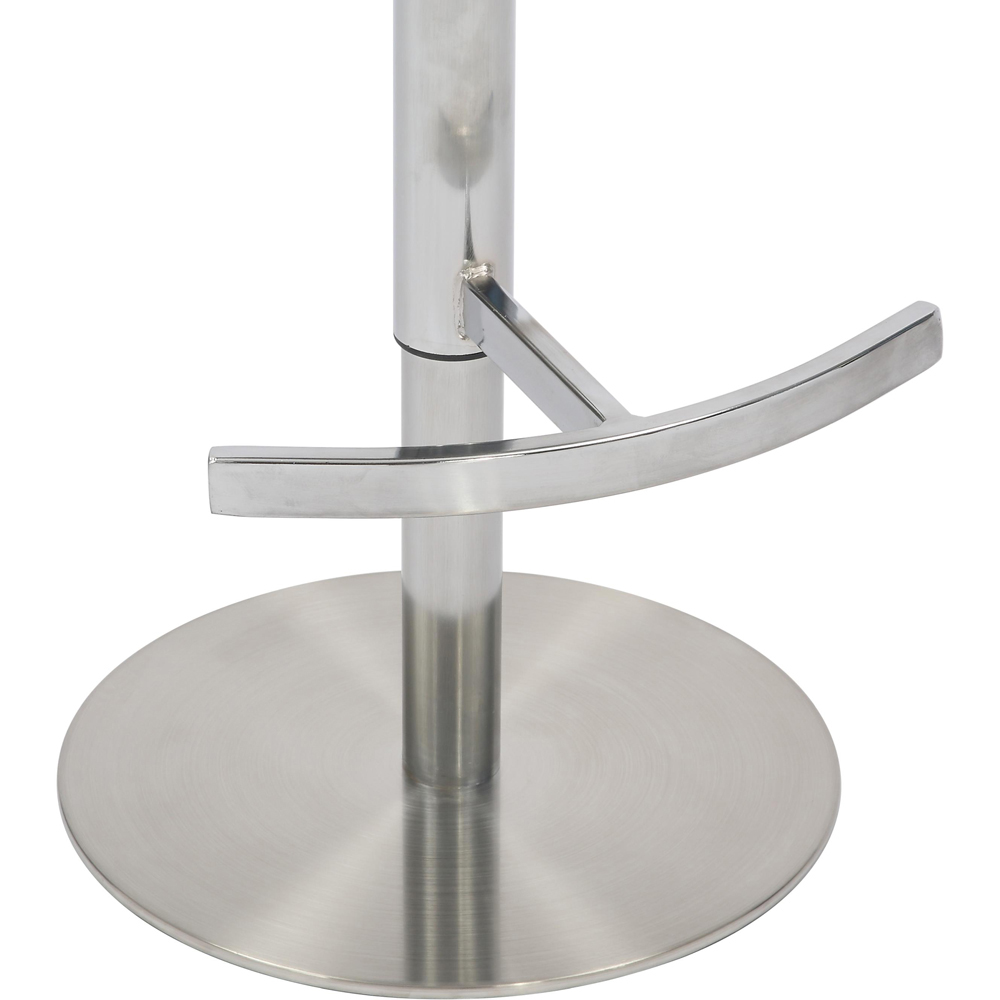 Portland Luna Cream Adjustable Swivel Bar Stool Image 7