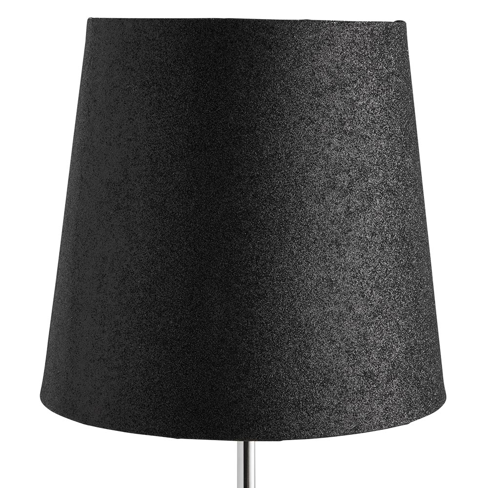 Wilko Black Glitter Table Lamp Image 2