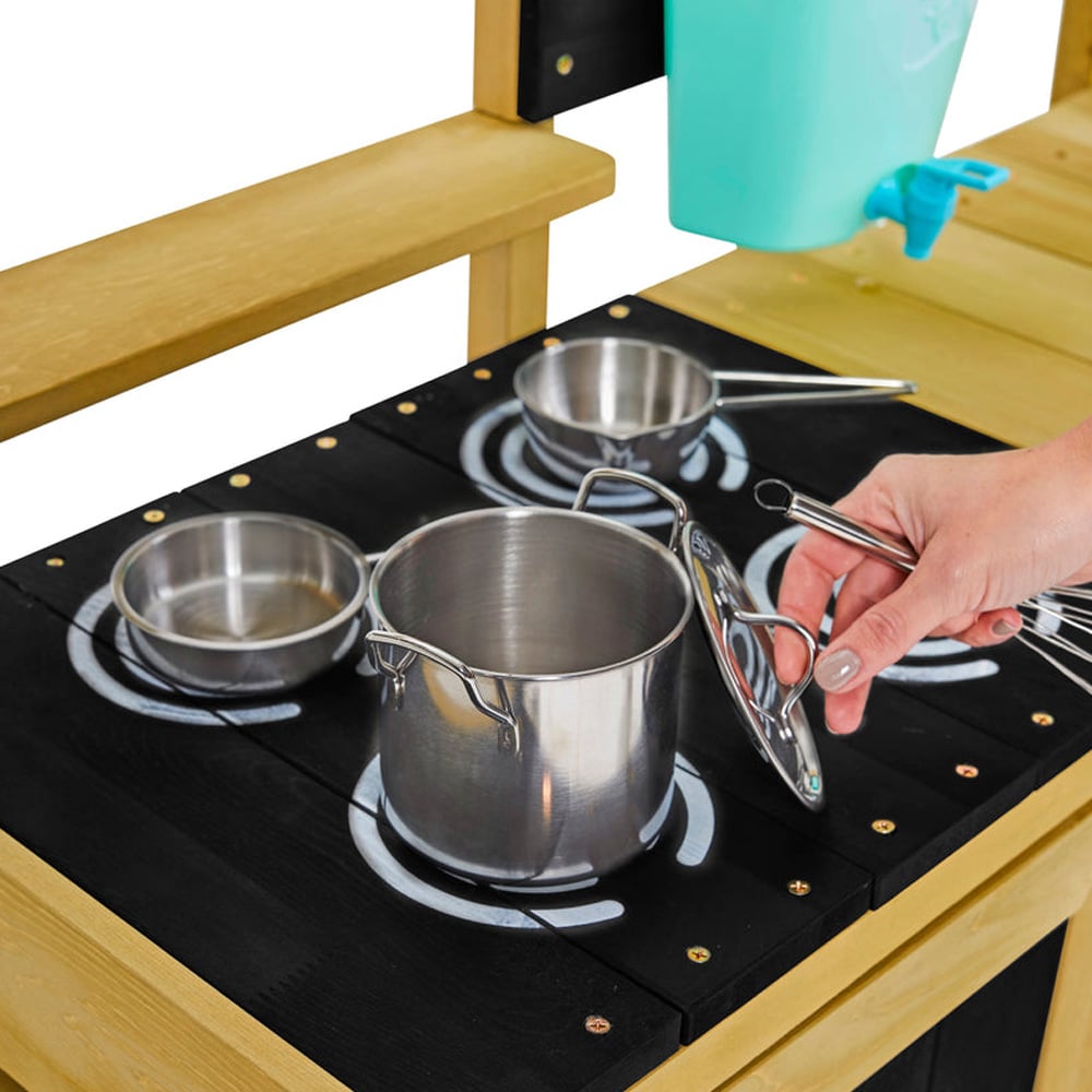 TP Deluxe Wooden Mud Kitchen Playset Image 2