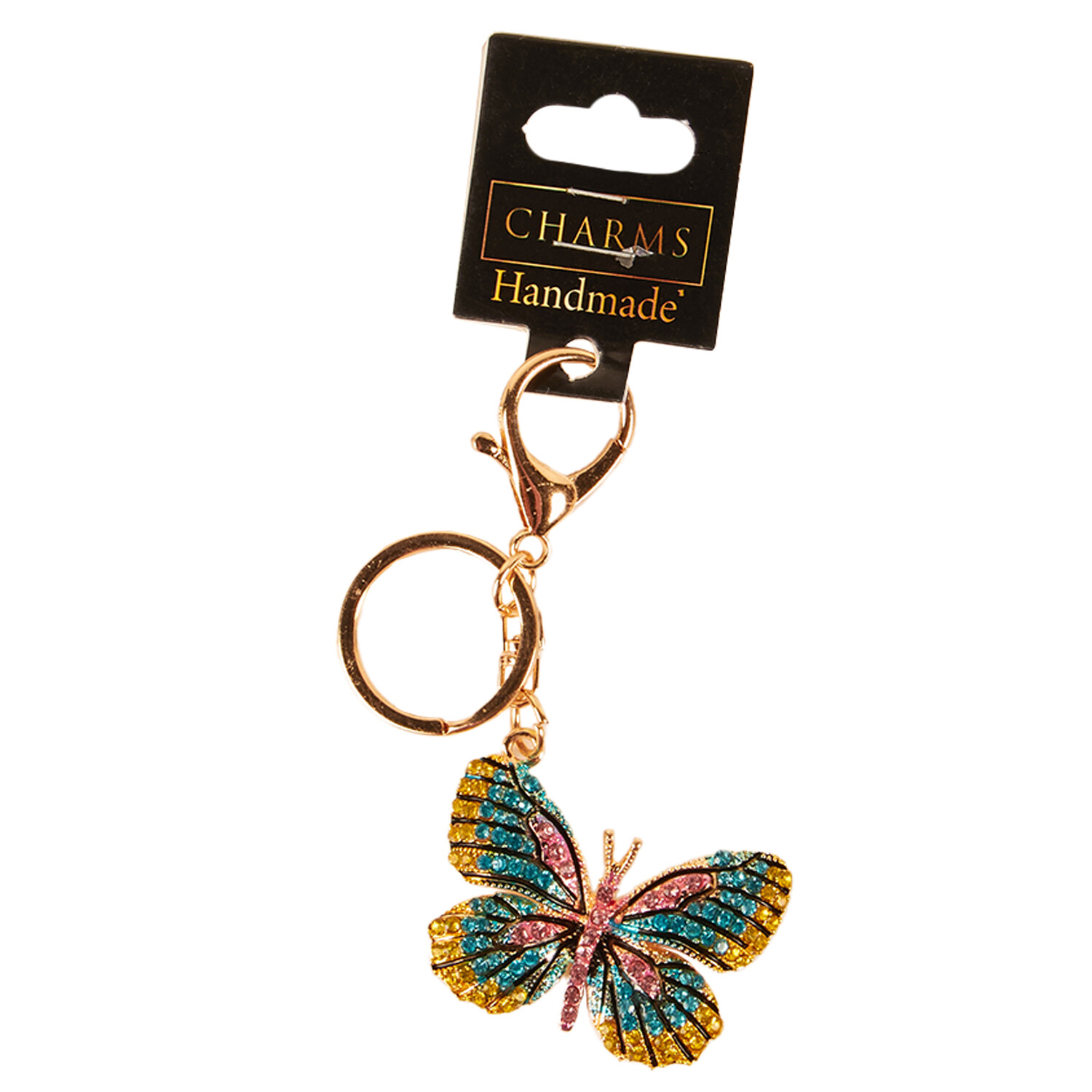 Butterfly Animal Keyring Multicolour Image 3