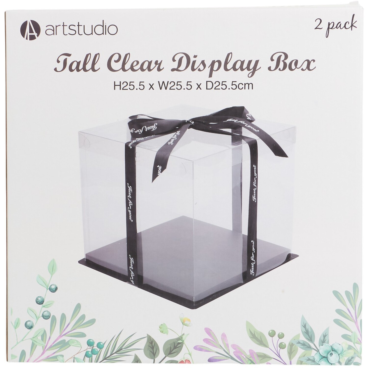 Tall Clear Display Box Clear Image 1