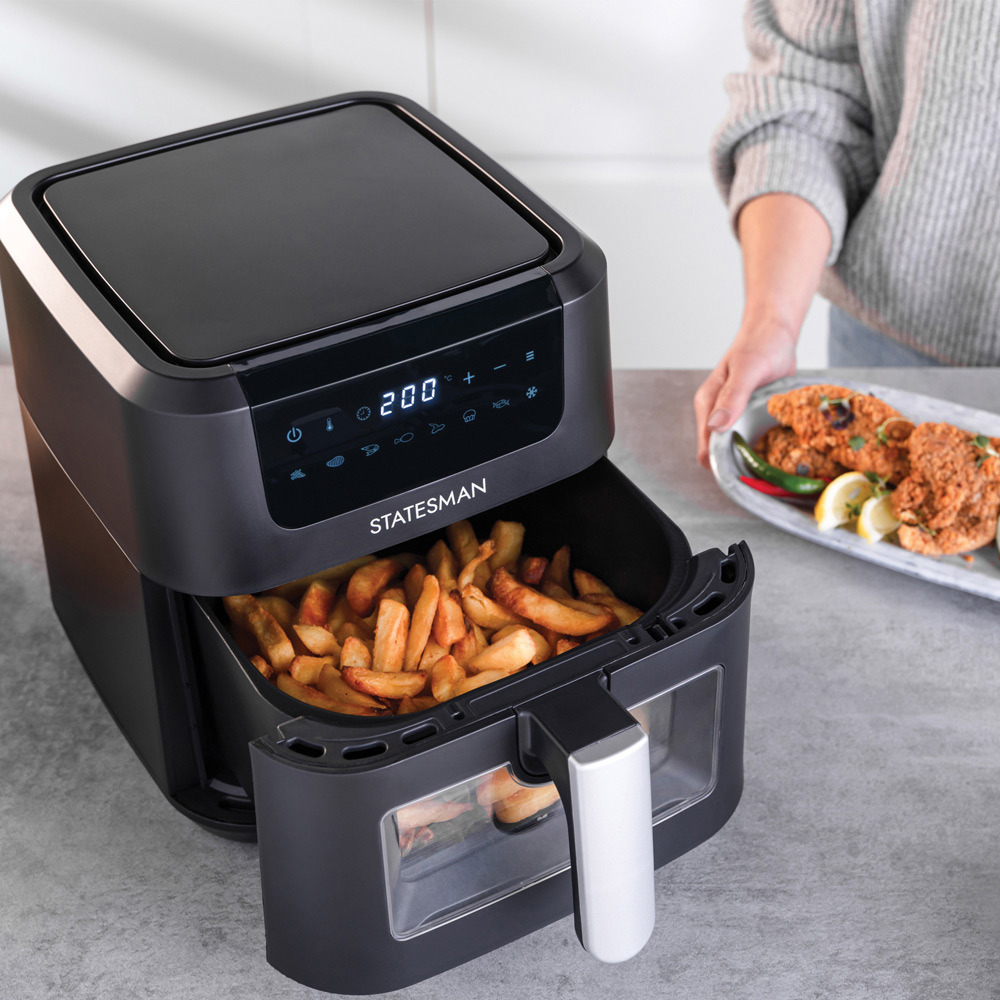 Statesman SKAF05015BK 5L Black Digital Air Fryer Image 2