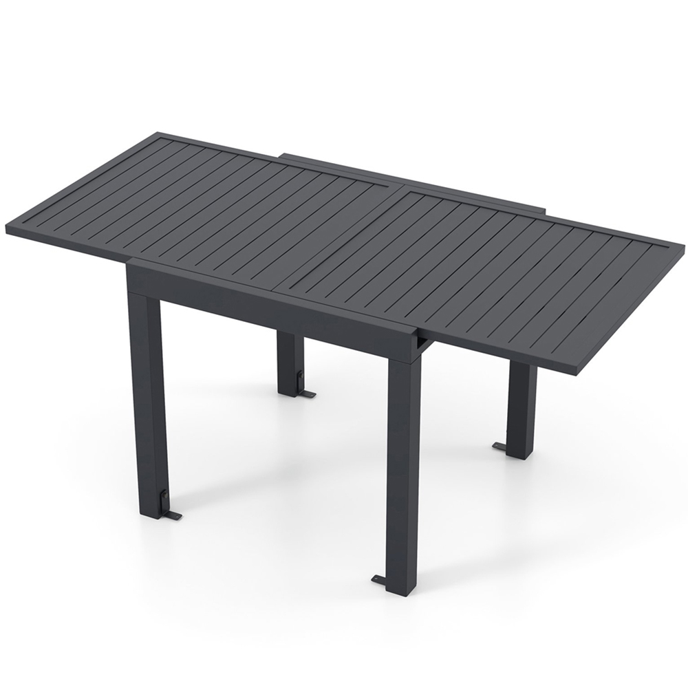 Costway 6 Seater Expandable Dining Table Grey Image 2