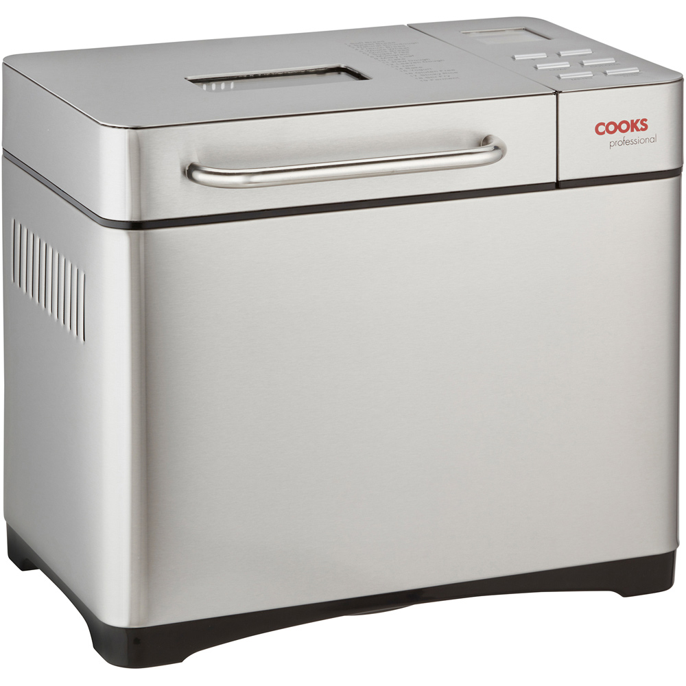 Cooks Professional G3271 Silver Bread Maker with Fruit and Seed Dispenser Image 1