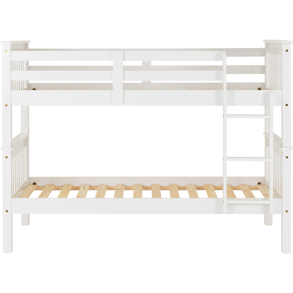 Seconique Neptune Double Sleeper White Bunk Bed Image 4