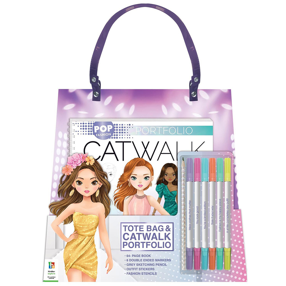 Pop Fashion Tote Bag Catwalk Portfolio Image