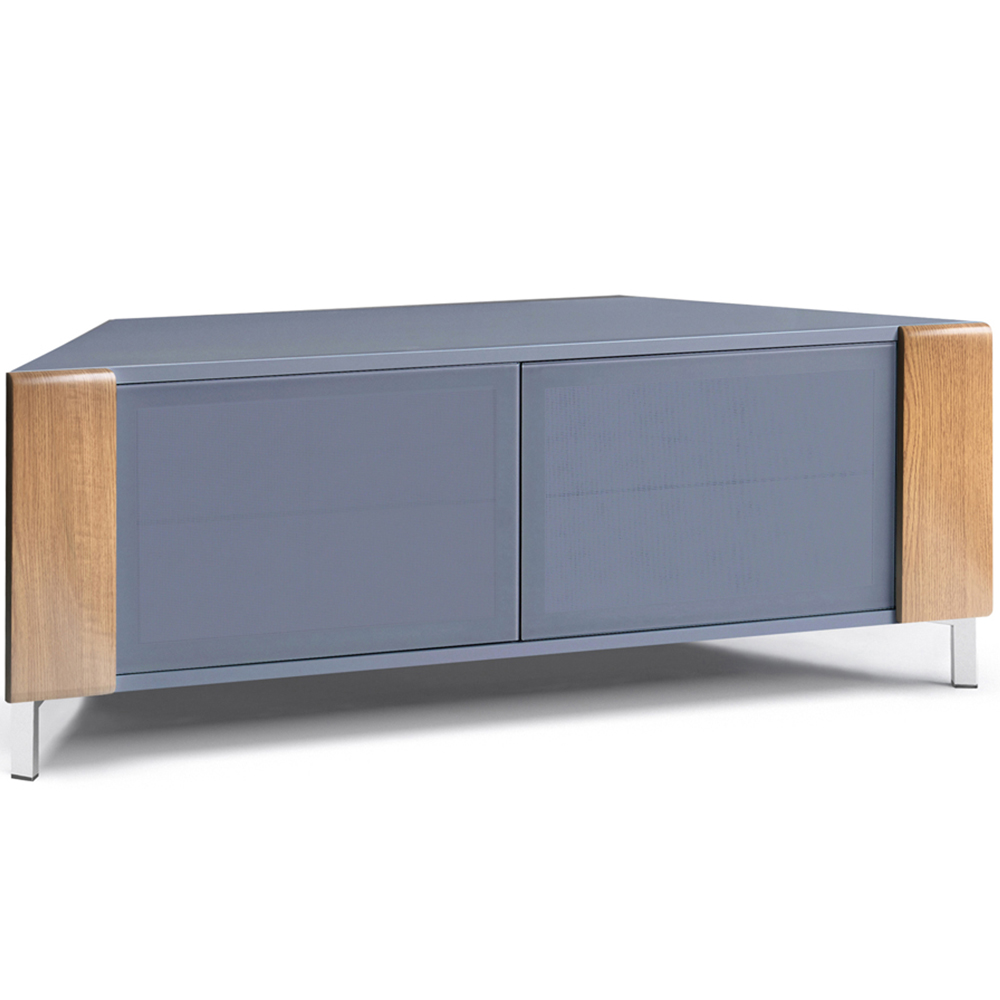 MDA Designs Corvus 2 Door Grey and Oak TV Cabinet Image 3