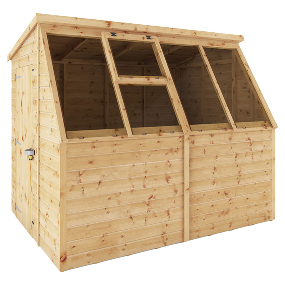 Mercia 8 x 6ft Premium Shiplap Potting Shed with Lean to Image 1