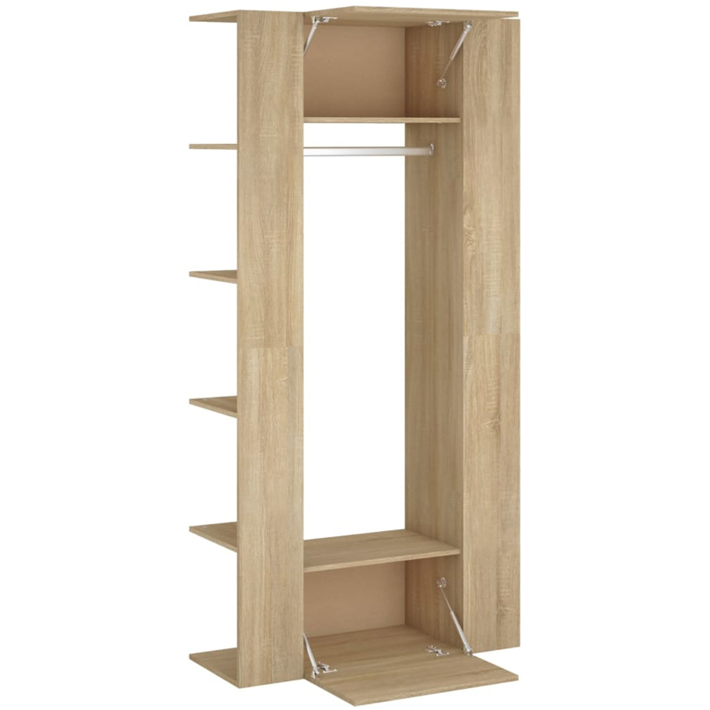 vidaXL Sonoma Oak Hallway Cabinet Set of 2 Image 6