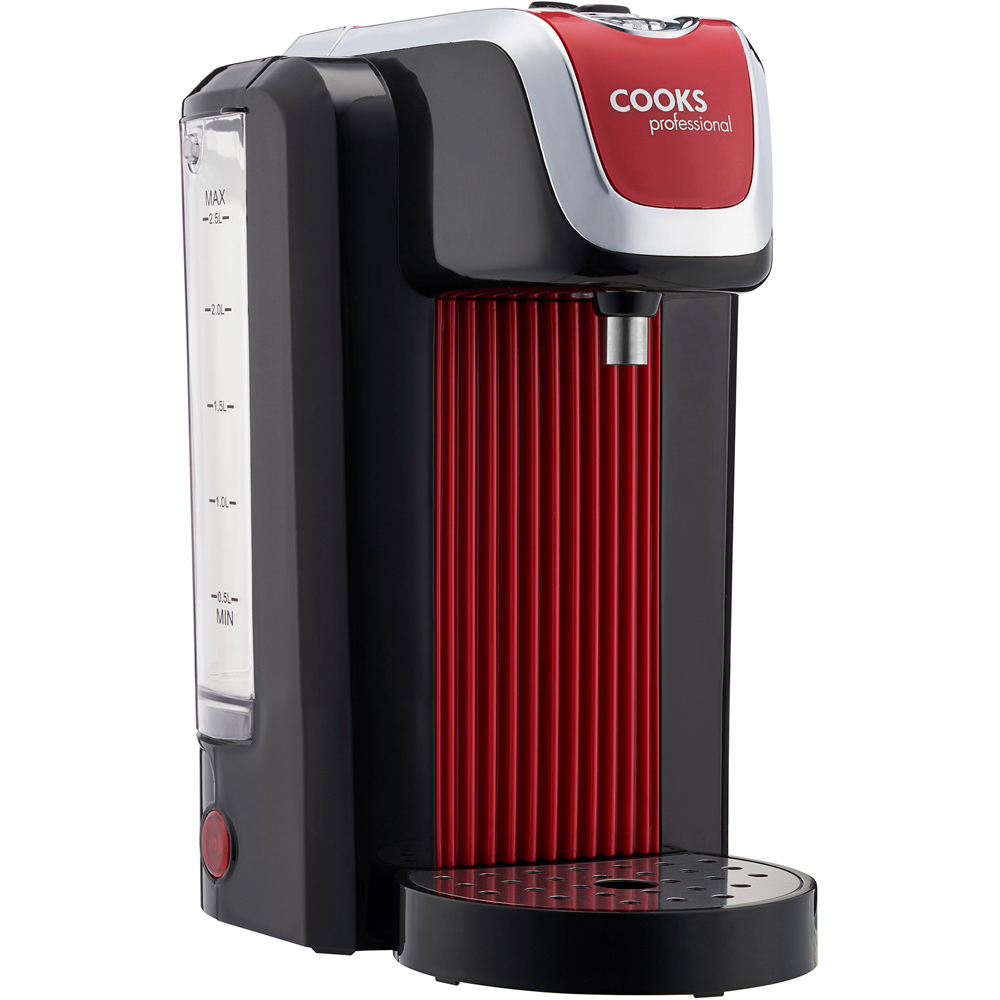 Cooks Professional G2497 Black and Red 2.5L Hot Water Dispenser Image 1