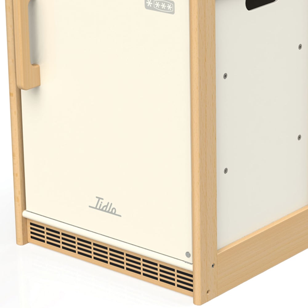 Tidlo Wooden White Toy Fridge Image 4