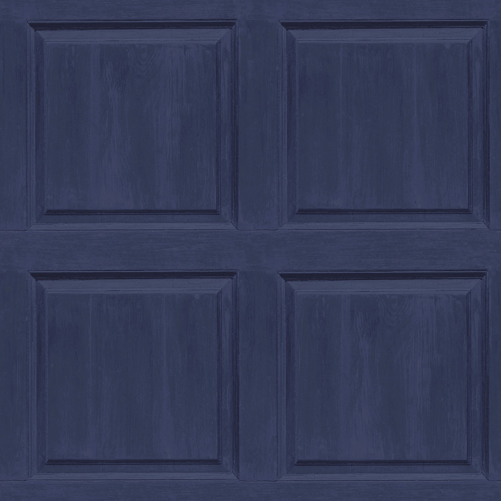 Arthouse Washed Panel Navy Blue Wallpaper Image 1