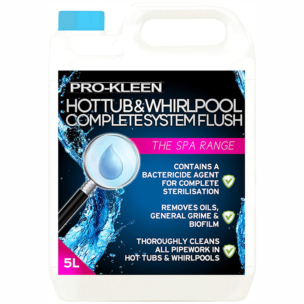 Pro-Kleen Hot Tub and Whirlpool Complete System Flush 5 Litres Image 1