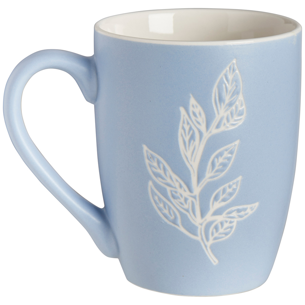 Wilko Blue Floral Linesketch Mug Image 4