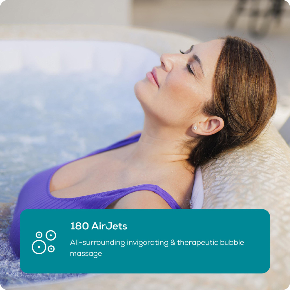 Lay-Z-Spa Tuscany 7 Person UltraFit Smart AirJet Hot Tub 71 x 201cm Image 9