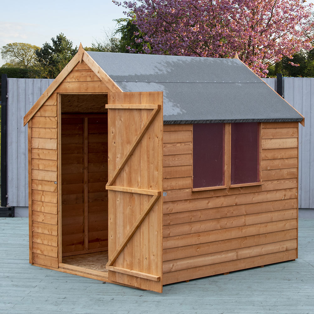 Shire 7 x 5ft Dip Treated Overlap Shed with Window Image 5