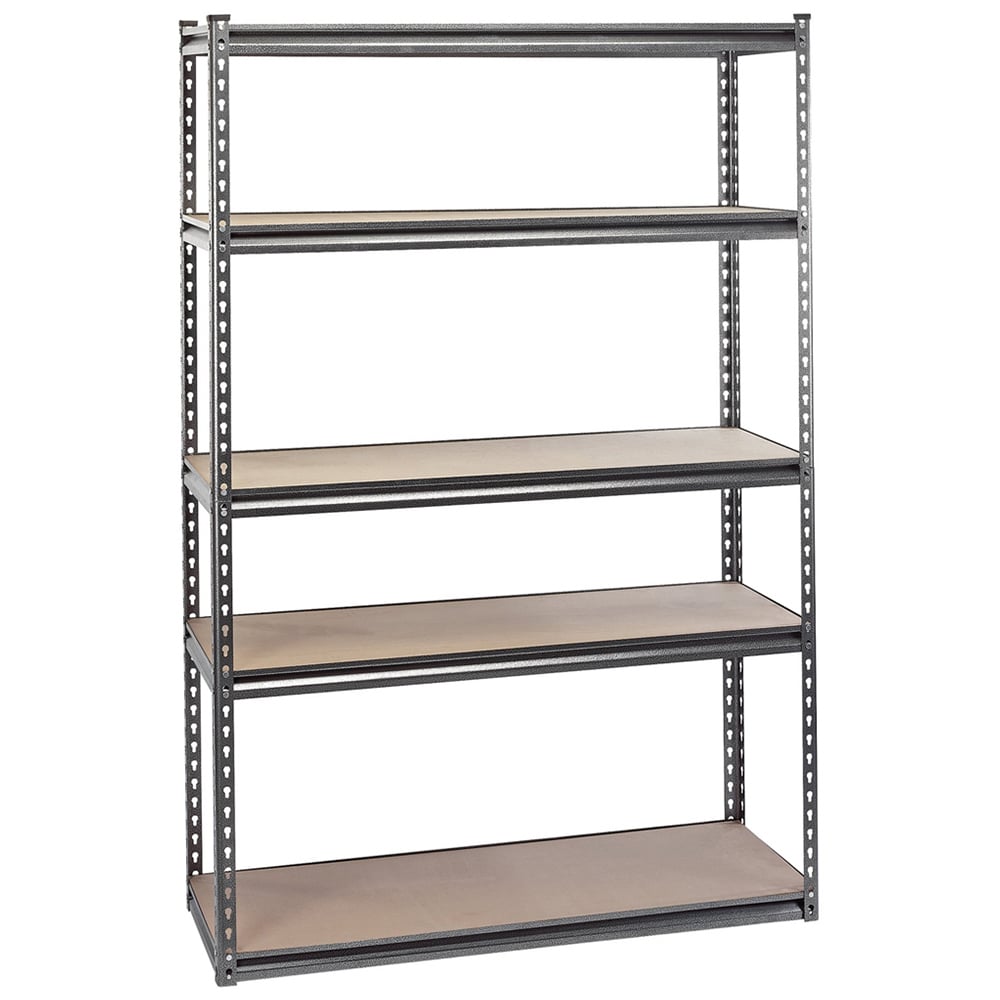 Draper 183 x 61 x 122cm Heavy-Duty Steel 5 Shelving Unit Image 1