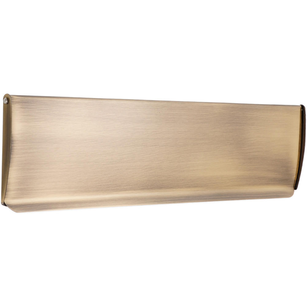 Spira Brass Antique Brass Small Letter Tidy Flap 275 x 80mm Image 1