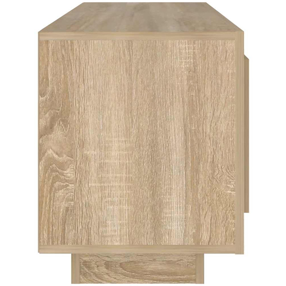 vidaXL 2 Door 2 Shelf Sonoma Oak TV Cabinet Image 6